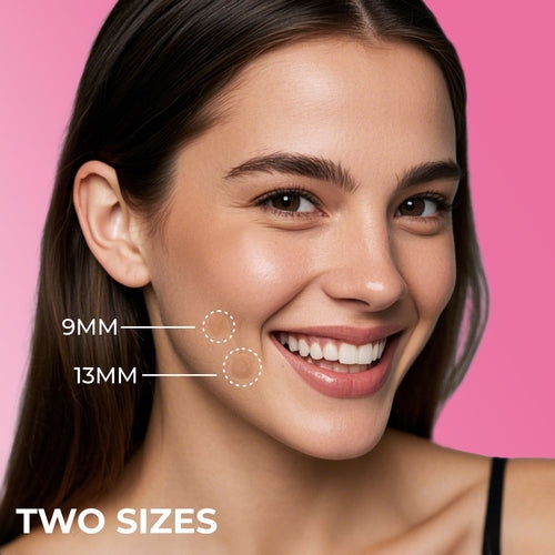 SAISZE Hydrocolloid Acne Patches, Invisible & Fast-Absorbing (2 Sizes,